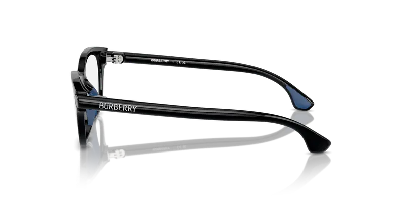 Burberry Bambino JB2010U 3001 Montature da vista Iniettato Nero Trasparente Squadrata Normale miniatura 3