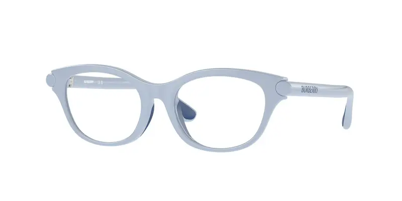 Burberry Bambino JB2010U 4132 Montature da vista Iniettato Blu Trasparente Squadrata Normale