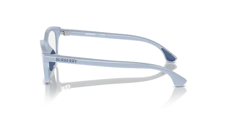 Burberry Bambino JB2010U 4132 Montature da vista Iniettato Blu Trasparente Squadrata Normale miniatura 3