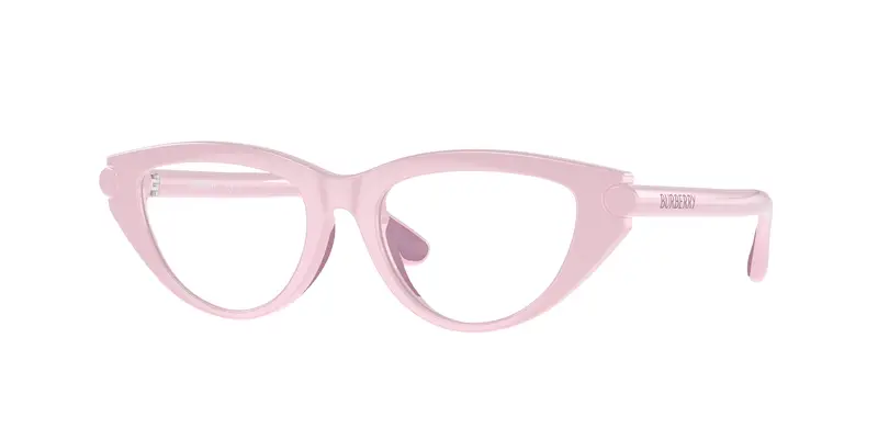 Burberry Bambino JB2011U 4135 Montature da vista Iniettato Rosa Trasparente Cat Eye Normale