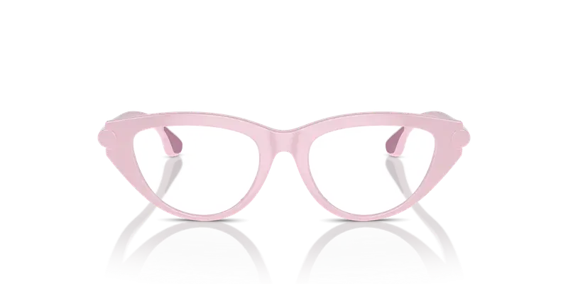 Burberry Bambino JB2011U 4135 Montature da vista Iniettato Rosa Trasparente Cat Eye Normale miniatura 2