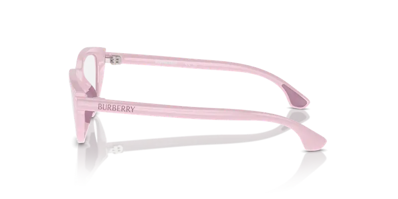 Burberry Bambino JB2011U 4135 Montature da vista Iniettato Rosa Trasparente Cat Eye Normale miniatura 3