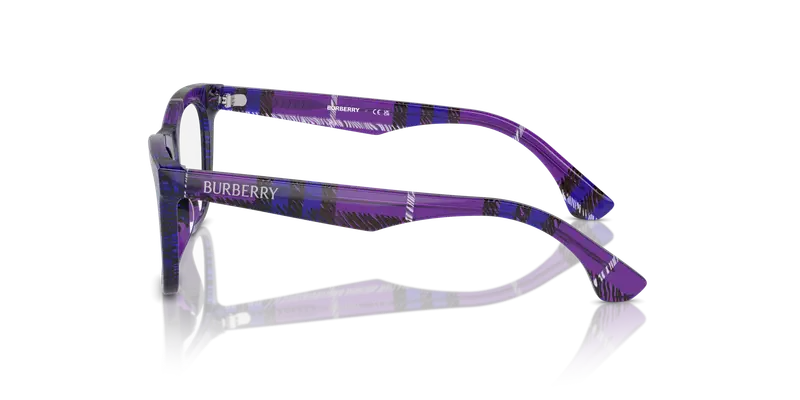 Burberry Bambino JB2012 4113 Montature da vista Acetato Viola Trasparente Squadrata Normale miniatura 3