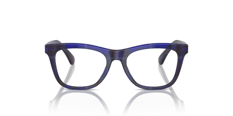 Burberry Bambino JB2012 4114 Montature da vista Acetato Blu Trasparente Squadrata Normale miniatura 2