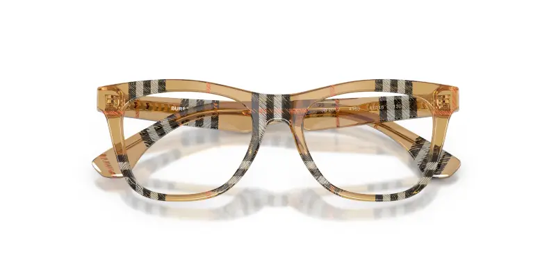 Bambino JB2012 4163 Montature da vista Acetato Marrone Trasparente Squadrata Normale miniatura 2