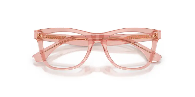 Bambino JB2012 4214 Montature da vista Acetato Rosa Trasparente Squadrata Normale miniatura 2