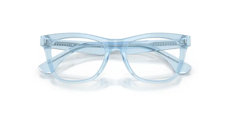 Bambino JB2012 4215 Montature da vista Acetato Blu Trasparente Squadrata Normale miniatura 2