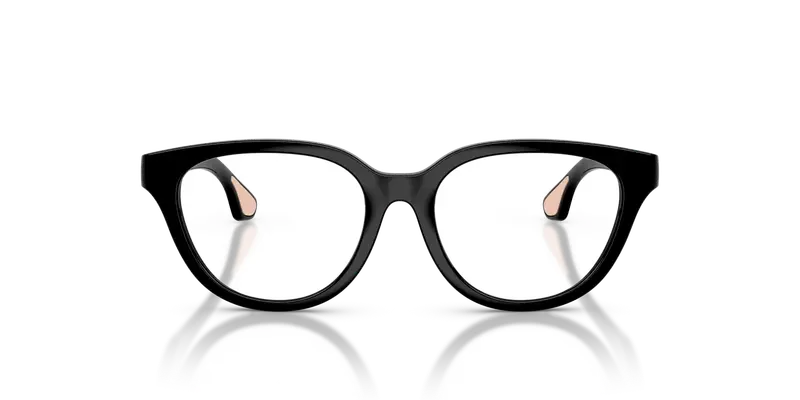 Burberry Bambino JB2013U 3001 Montature da vista Iniettato Nero Trasparente Pantos Normale miniatura 2