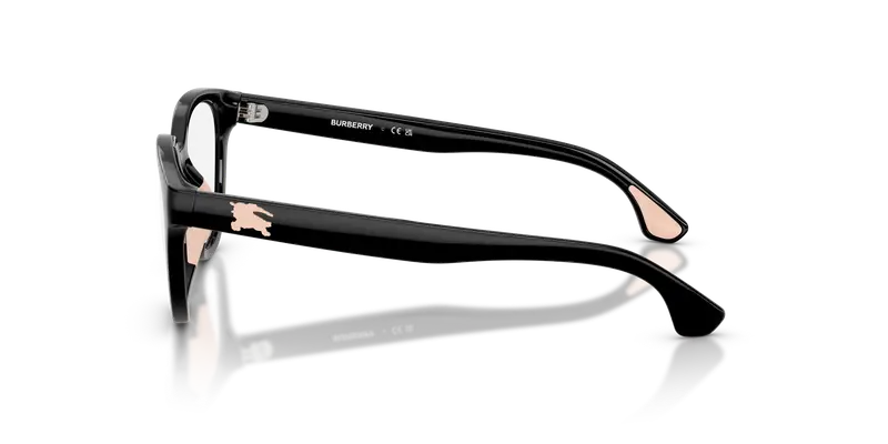 Burberry Bambino JB2013U 3001 Montature da vista Iniettato Nero Trasparente Pantos Normale miniatura 3