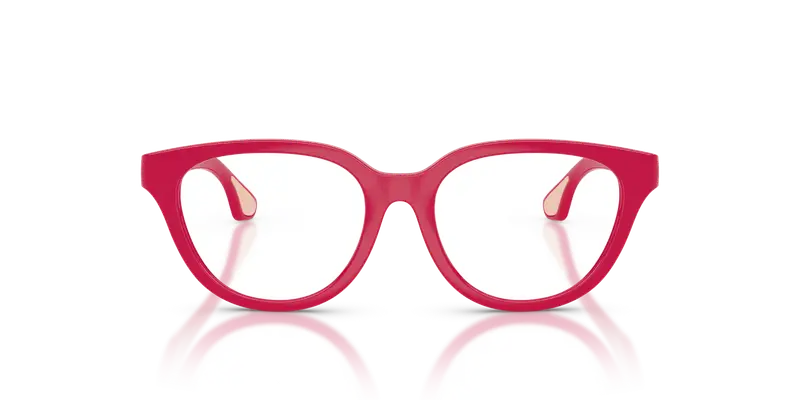 Burberry Bambino JB2013U 4131 Montature da vista Iniettato Rosa Trasparente Pantos Normale miniatura 2