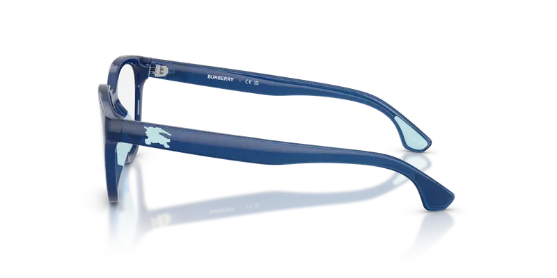 Burberry Bambino JB2013U 4183 Montature da vista Iniettato Blu Trasparente Pantos Normale miniatura 3