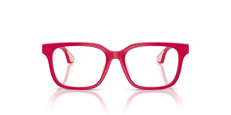 Burberry Bambino JB2014U 4131 Montature da vista Iniettato Rosa Trasparente Squadrata Normale miniatura 2