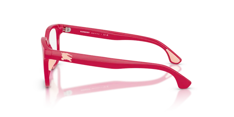 Burberry Bambino JB2014U 4131 Montature da vista Iniettato Rosa Trasparente Squadrata Normale miniatura 3
