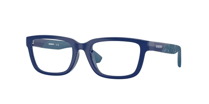 Burberry Bambino JB2015U  4129 Montature da vista Iniettato Blu Trasparente Squadrata Normale
