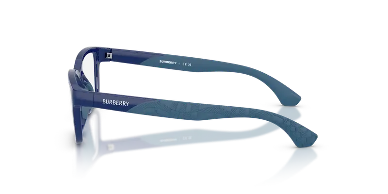 Burberry Bambino JB2015U 4129 Montature da vista Iniettato Blu Trasparente Squadrata Normale miniatura 3
