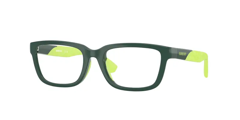 Burberry Bambino JB2015U  4130 Montature da vista Iniettato Verde Trasparente Squadrata Normale