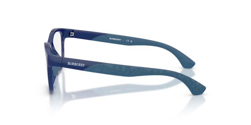 Burberry Bambino JB2016U 4129 Montature da vista Iniettato Blu Trasparente Squadrata Normale miniatura 3
