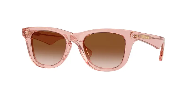 Bambino JB4002 421413 Occhiali da sole Acetato Rosa Marrone Squadrata Normale Sfumato