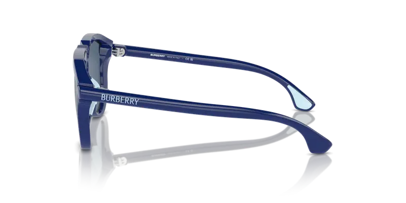 Burberry Bambino JB4003U 412980 Occhiali da sole Iniettato Blu Blu Pilot Normale miniatura 3