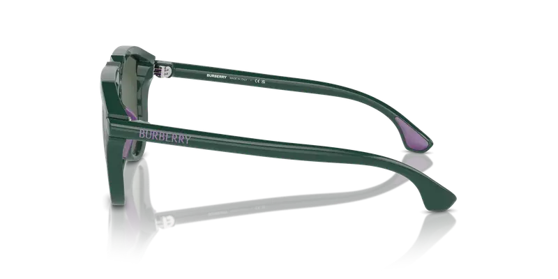 Burberry Bambino JB4003U 413071 Occhiali da sole Iniettato Verde Verde Pilot Normale miniatura 3