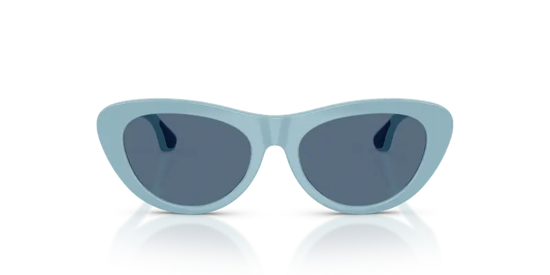 Burberry Bambino JB4004U 413280 Occhiali da sole Iniettato Blu Blu Cat Eye Normale miniatura 2