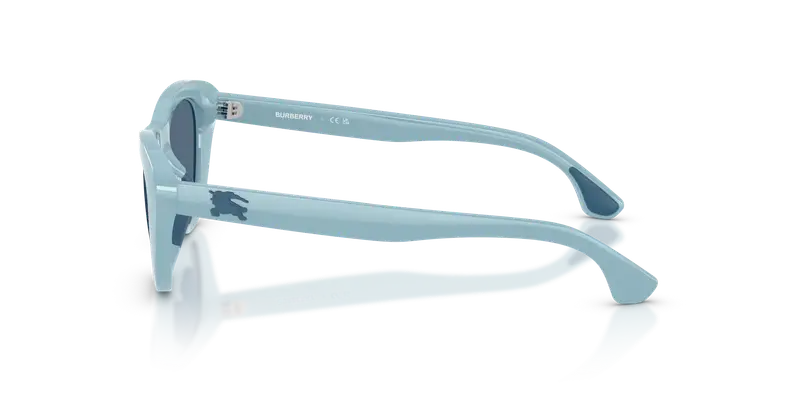 Burberry Bambino JB4004U 413280 Occhiali da sole Iniettato Blu Blu Cat Eye Normale miniatura 3