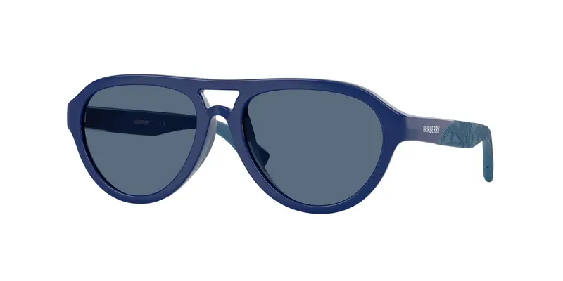 Burberry Bambino JB4005U  412980 Occhiali da sole Iniettato Blu Blu Pilot Normale