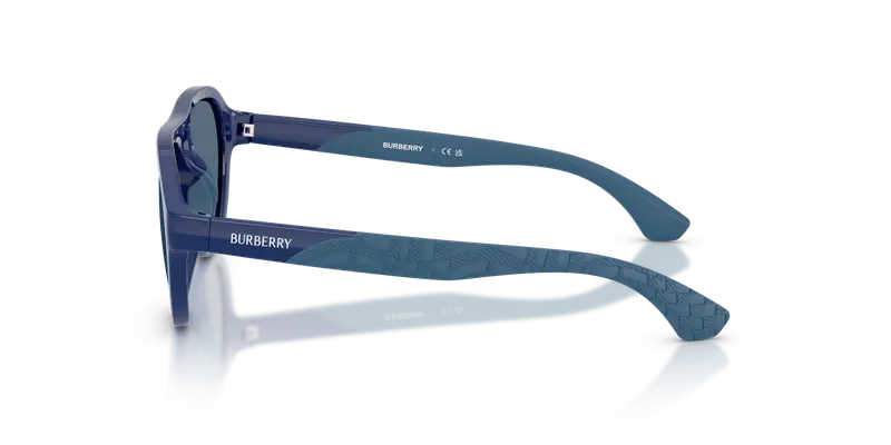 Burberry Bambino JB4005U 412980 Occhiali da sole Iniettato Blu Blu Pilot Normale miniatura 3