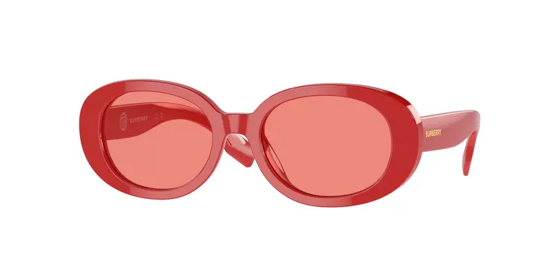 Burberry Bambino JB4339  391984 Occhiali da sole Acetato Rosso Rosa Rotonda Normale