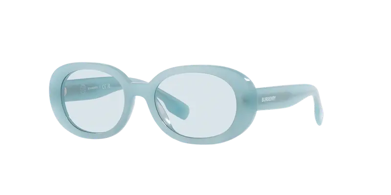 Burberry Bambino JB4339 392580 Occhiali da sole Acetato Blu Blu Rotonda Normale miniatura 2