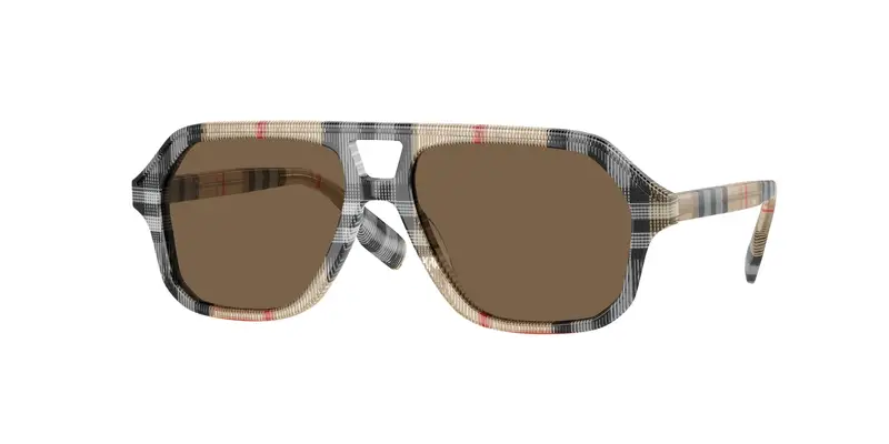 Burberry Bambino JB4340  377873 Occhiali da sole Acetato Marrone Marrone Geometrica Normale