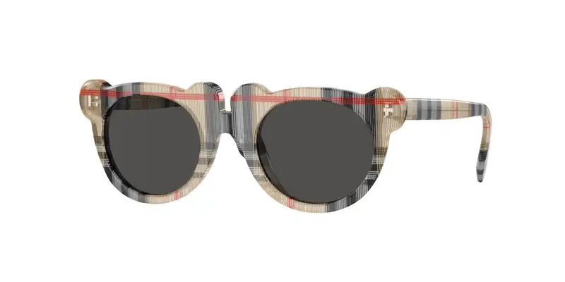 Burberry Bambino JB4355  377887 Occhiali da sole Acetato Marrone Grigio Rotonda Normale