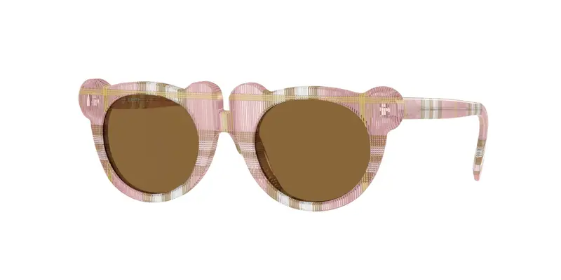 Burberry Bambino JB4355  397273 Occhiali da sole Acetato Rosa Rame Rotonda Normale
