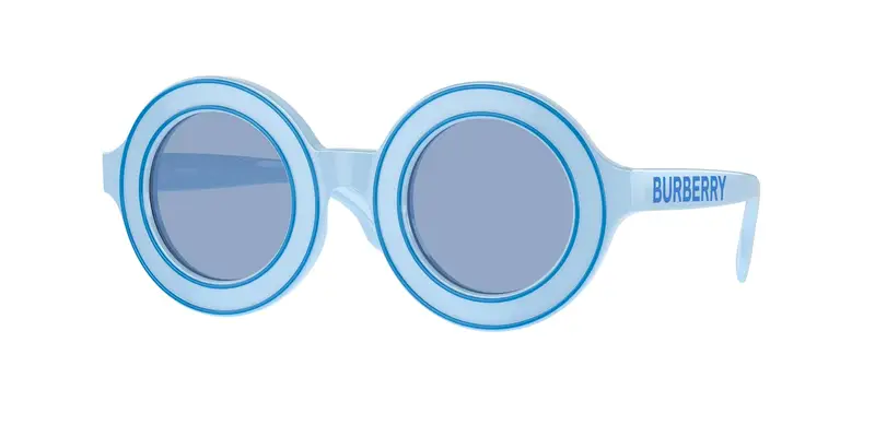 Burberry Bambino JB4386  404572 Occhiali da sole Acetato Blu Blu Rotonda Normale