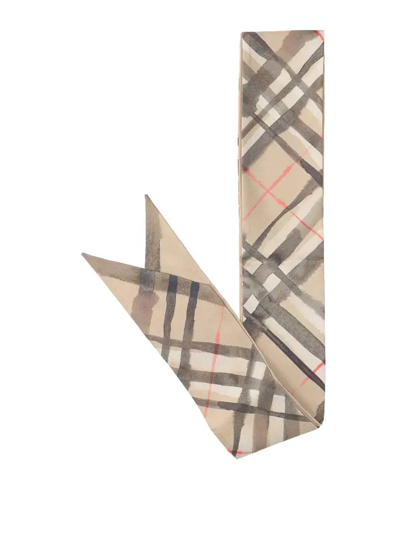 Bandeau In Seta Beige