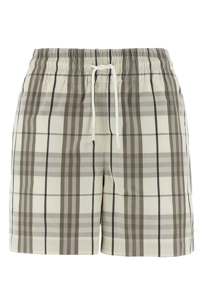Bermuda Motivo Check Grigio
