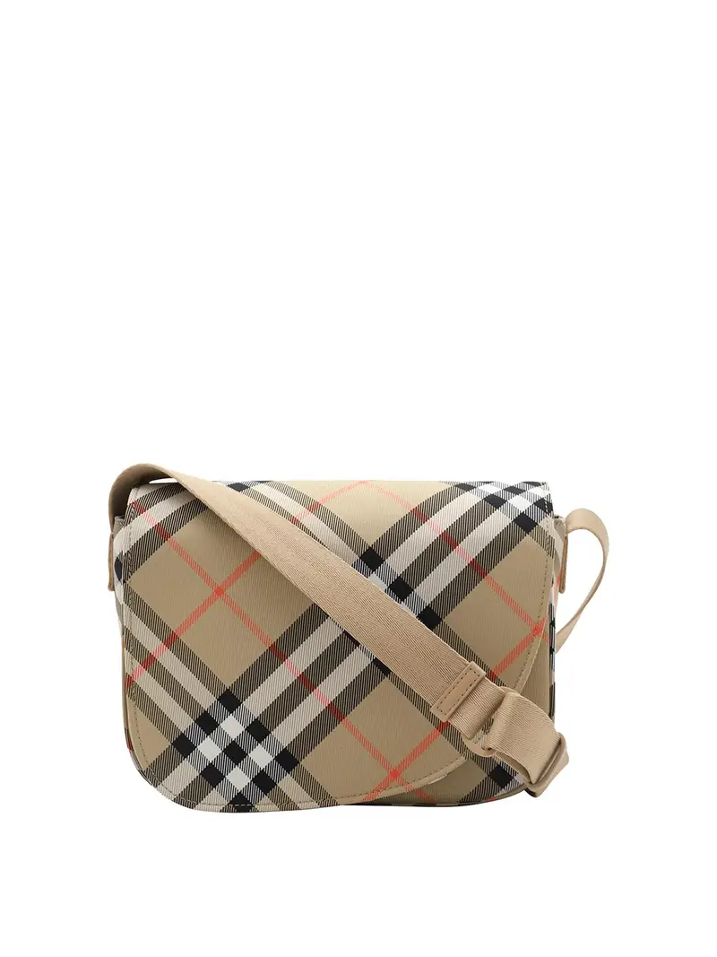 Borsa in nylon beige Nero