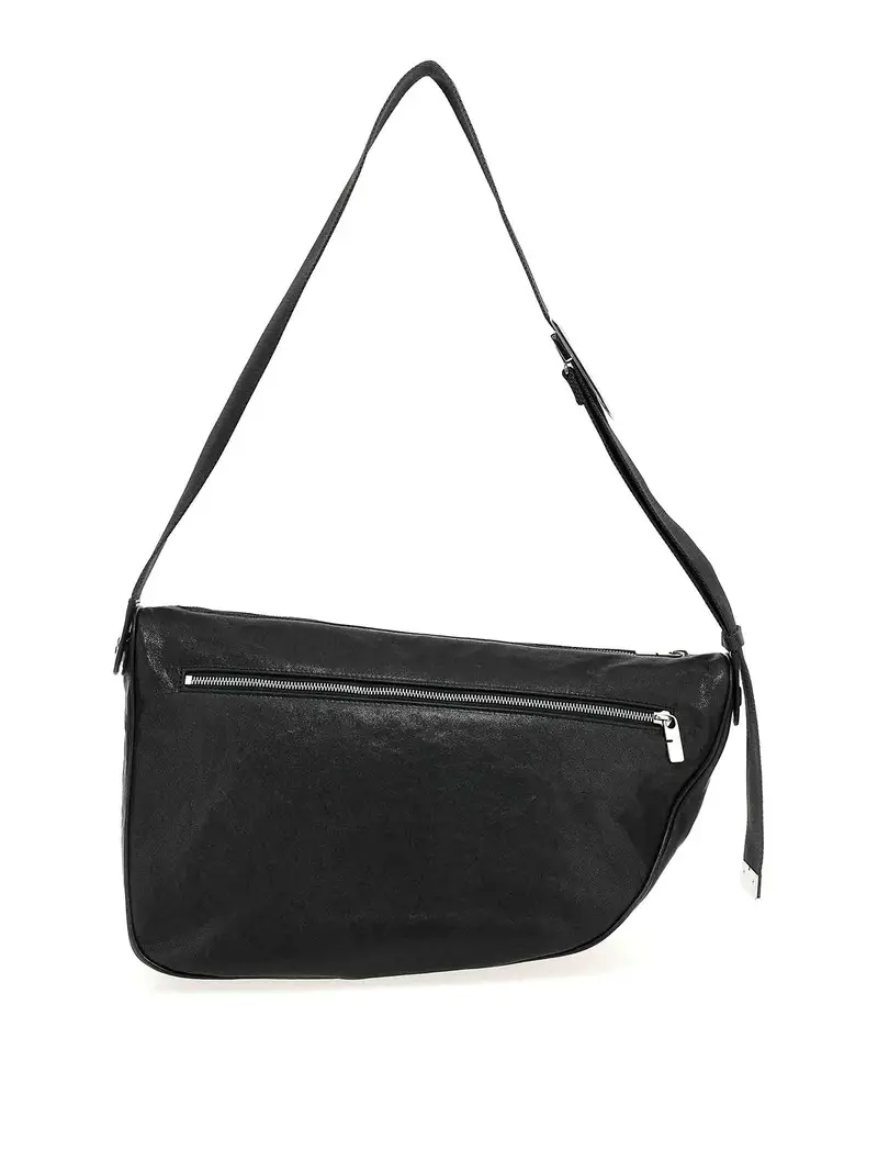 Borsa scudo messenger Nero