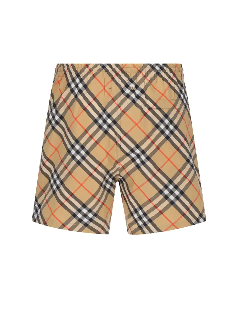 Boxer Mare Check BEIGE miniatura 2