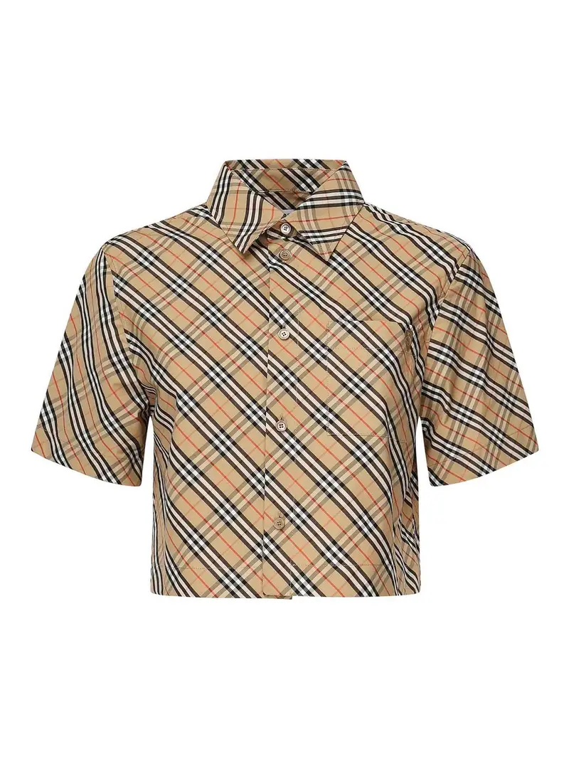 Camicia a coltura Beige