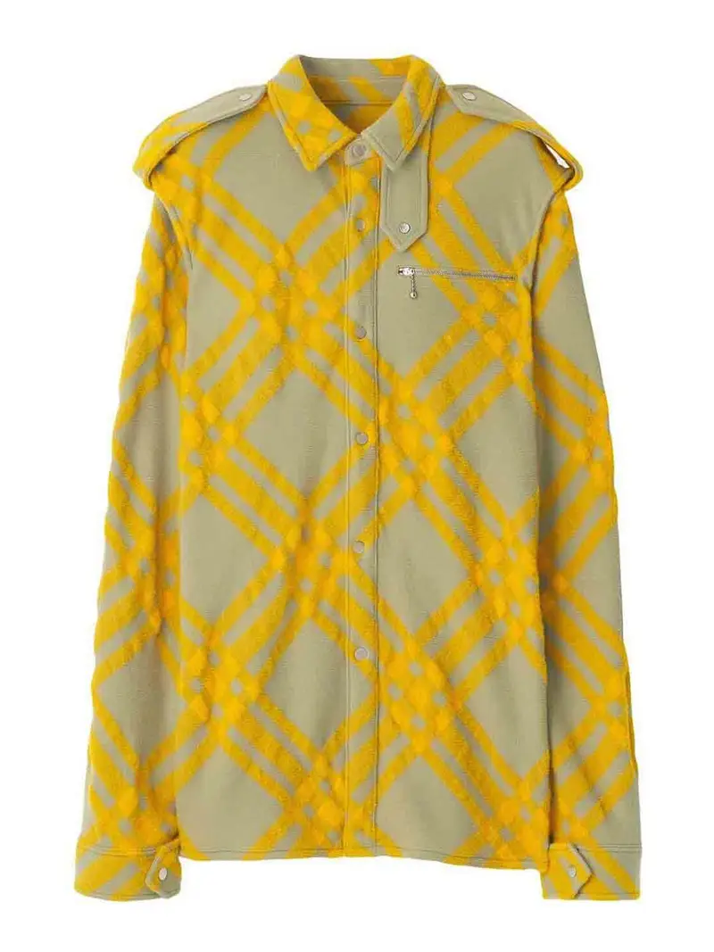 Camicia a quadri Verde Chiaro