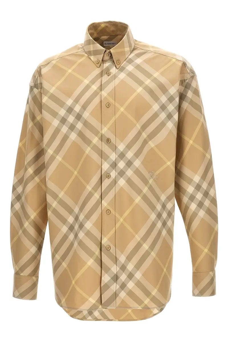 Camicia Check Beige