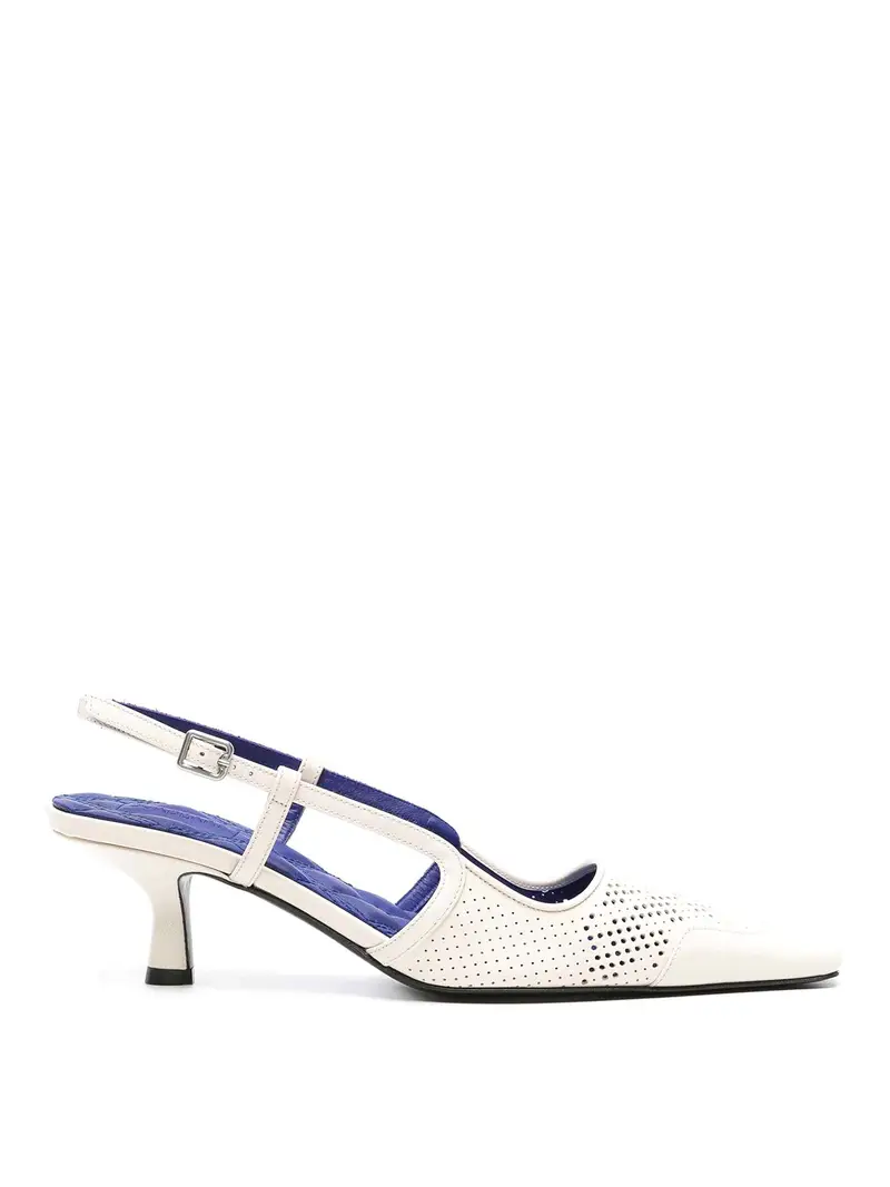 Décolletté Slingback Bianco