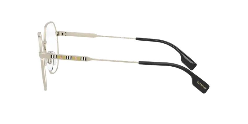Burberry Donna BE1350 Erin 1109 Montature da vista Metallo Oro Trasparente Geometrica Normale miniatura 2