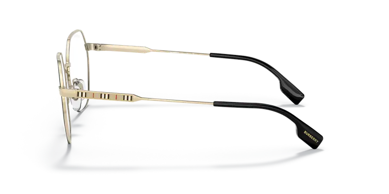 Burberry Donna BE1350 Erin 1326 Montature da vista Metallo Nero Trasparente Geometrica Normale miniatura 3