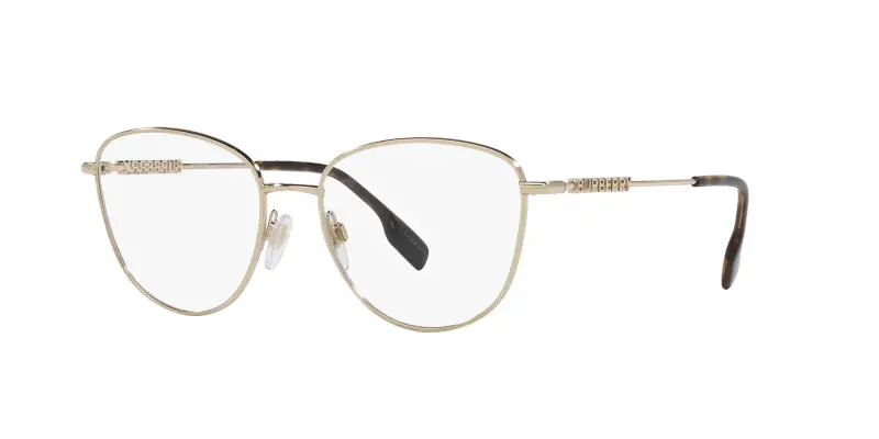 Donna BE1376 VIRGINIA 1340 Montature da vista Acciaio Oro Trasparente Pantos Normale miniatura 3