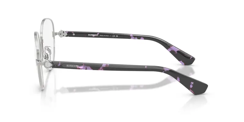 Burberry Donna BE1394 1005 Montature da vista Metallo Argento Trasparente Pantos Normale miniatura 3