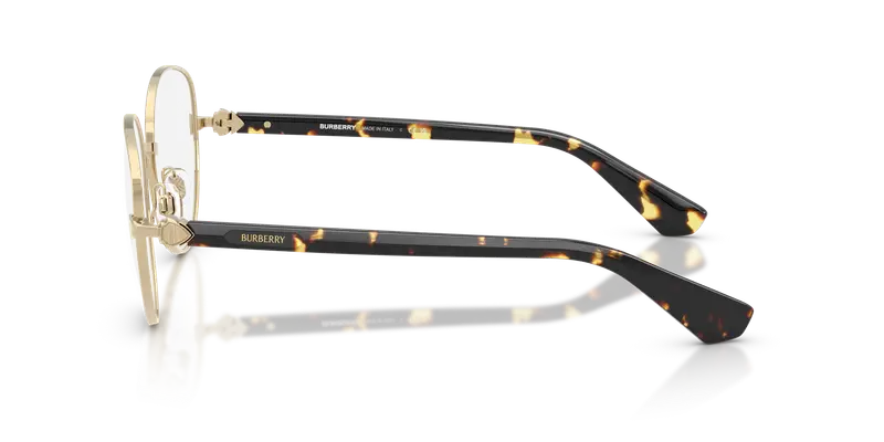 Burberry Donna BE1394 1109 Montature da vista Metallo Oro Trasparente Pantos Normale miniatura 3