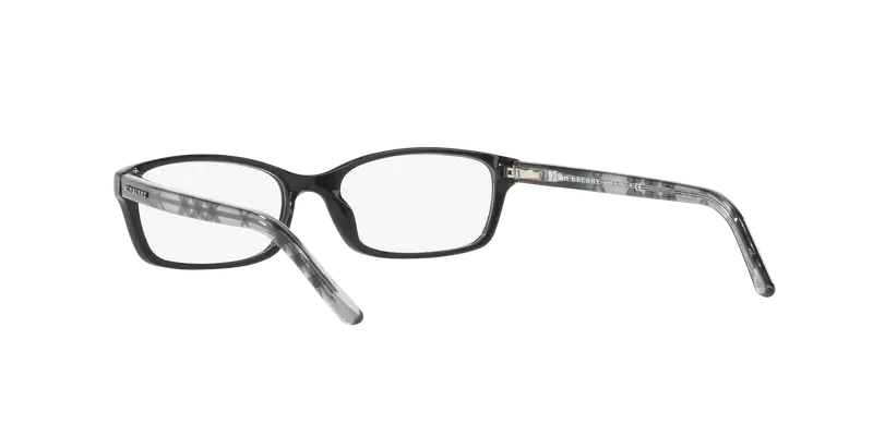 Burberry Donna BE2073 3164 Montature da vista Acetato Nero Trasparente Pillow Normale miniatura 3