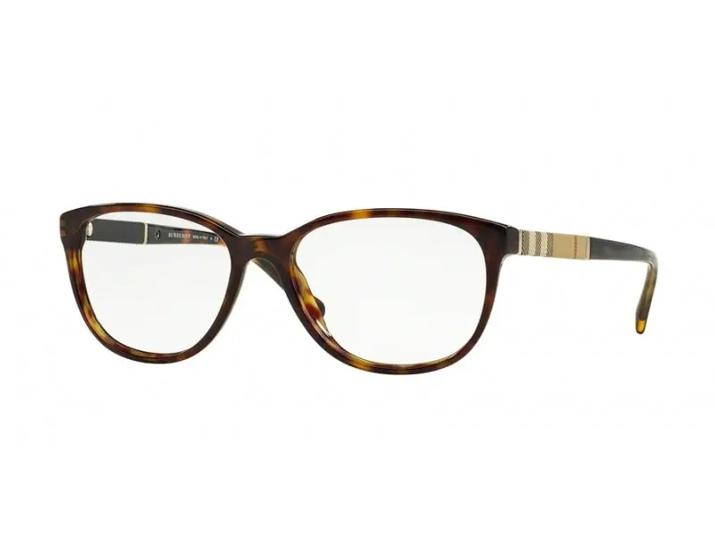 Burberry Donna BE2172 3002 Montature da vista Acetato Marrone Trasparente Squadrata Normale